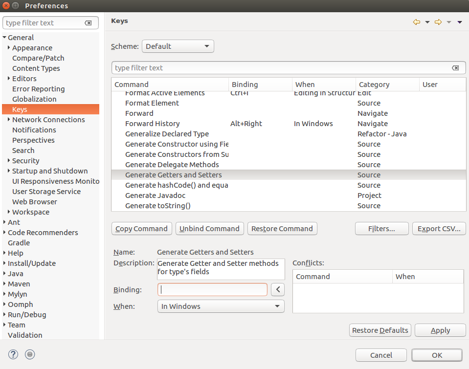 adding_shortcut_eclipse